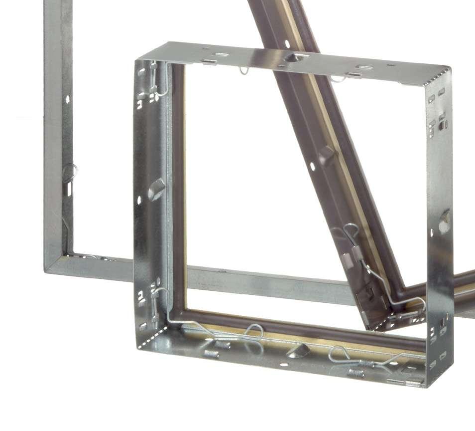 HOLDING FRAMES Kwaliteiten De holding frames of montageframes van AFPRO maken een correcte installatie van een filter eenvoudig.