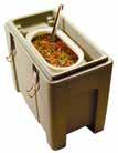 Isotherme containers voor catering en partyservice Gegarandeerd voor gebruik tussen -3 C en +5 C -