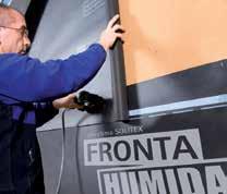 tijdens de bouwfase Basisbouwstenen van het systeem SOLITEX FRONTA HUMIDA 3-laagse licht diffusieremmende