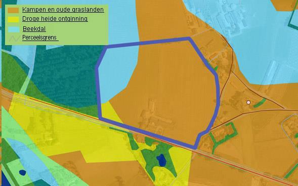 2. Limburgs kwaliteitsniveau 2.1. Landschapstype Kampen en oude graslanden De planlocatie aan Rijksweg Zuid 9 is gelegen op een overgang van verschillende landschapstypes (zie figuur 2).