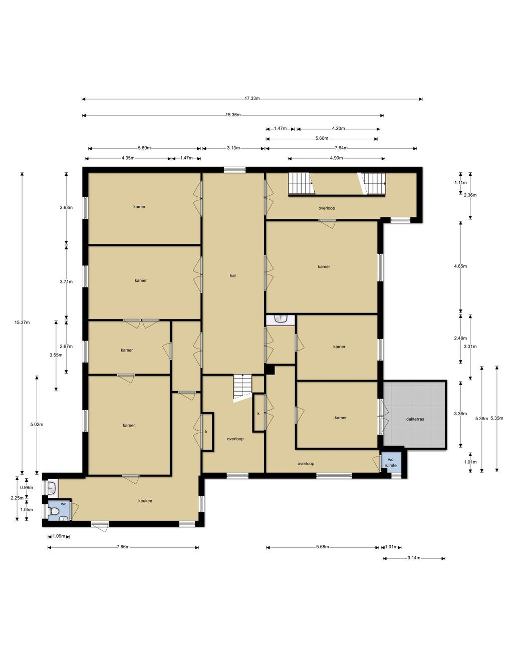 Plattegrond 1e