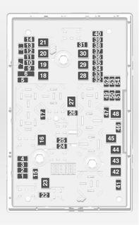 Stroomkring 1 Motorregelmodule 2 Lambdasonde 3 Brandstofinspuiting, ontstekingssysteem 4 Brandstofinspuiting, ontstekingssysteem 5 6 Spiegelverwarming,