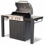 will fit most 3-burner grills grill not included Cooking table universal without Grill 62.440.