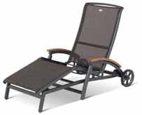 210 Da Vinci Lounger FSC teak armrests 62.904.