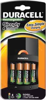2 AA-batterijen van 1300 mah en 2 AAA 750 mah inbegrepen (blijven tot 6