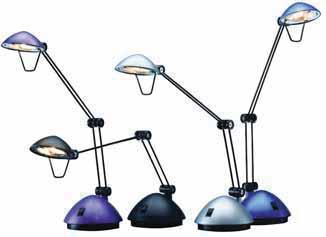 5 0 10 6 5 0 LED-bureaulamp Minimax Kwaliteit daglicht: 6.000 Kelvin. LED-lamp van 240 V/5 W. Hoogte: 420 mm. Lengte van de arm: 415 mm. Voet: 140 x 90 mm. Lampenkap: 95 x 60 mm.