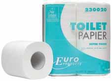 4 3 10 0 2 Toiletpapier Euro Natural Gerecycleerd, 1-laags