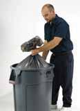 Afvalcontainer Slim Jim Ideaal voor afvalverzameling in iedere werkruimte.