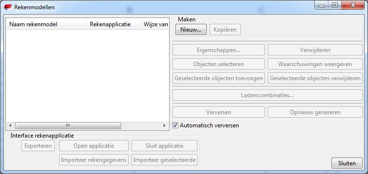 5 / 31 1.1.2. Analytische controle van het model Om het model te controleren of er geen elementen zweven in het model.