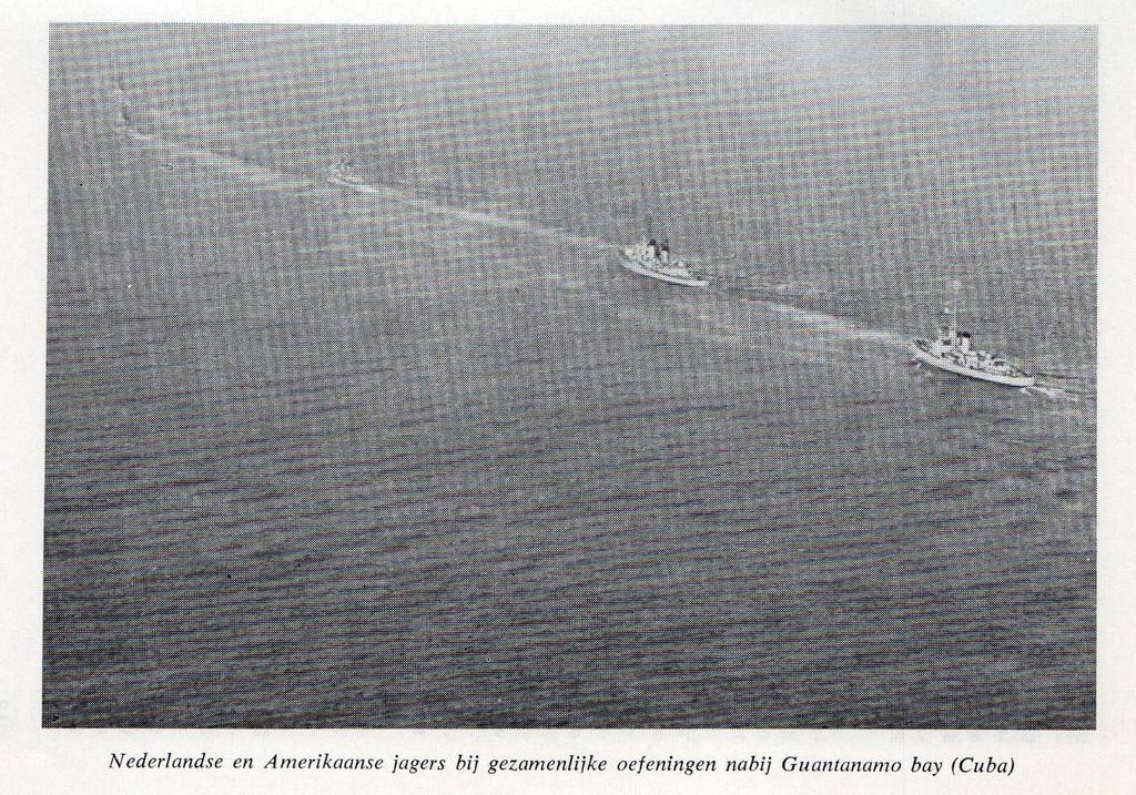 West, waarna werd aangevangen met de opmars naar de Antillen. Op deze route laadden de beide jagers in het donker op zee olie, zij het dat de beginfase ditmaal nog in schemerlicht werd uitgevoerd.