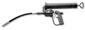 Pneumatische handsmeerpistolen Pistolets de graissage pneumatiques NL Handsmeerpistool SAMOA: pneumatisch 60:1 Pistool met vaste uitloop en smeerkop.