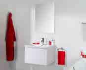 glanzend wit / blanc brillant Shop ook online Shopping WWW.XO.BE Prijs inclusief onderbouwkast, wastafel en spiegel(kast). Exclusief kraanwerk, kolomkasten en verlichting.