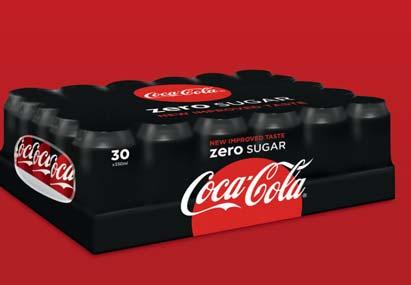 En échange de vos 19 points d épargne rouges Coca-Cola vous recevrez un tray de Coca-Cola Regular 30X0,33L CAN GRATUIT.