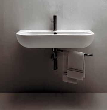 Nuvola collectie - Collection Nuvola Hang lavabo, 47 x 37 cm, zonder overloop. Lavabo mural, 47 x 37 cm, sans trop-plein. 920.02101.00 Blinkend wit Blanc brillant 920.02101.01 Mat wit Blanc mat 920.