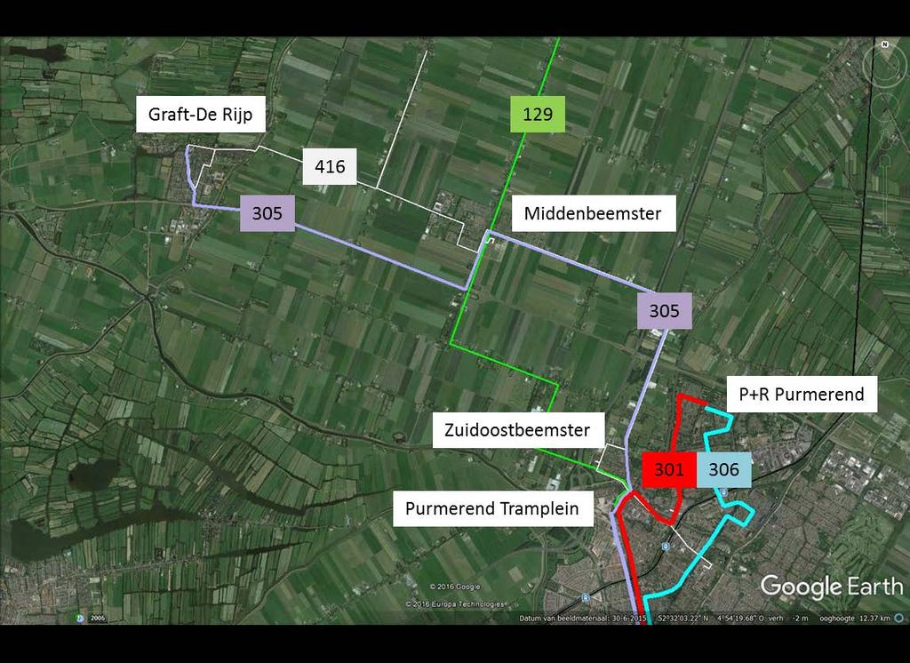 8% van de respondenten gaf de voorkeur aan behoud van de bestaande lijnen, motieven die genoemd werden zijn behoud van de verbinding met Overwhere en het Waterlandziekenhuis.