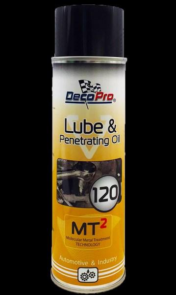 LUBE & PENETRATING OIL 120 HI-TECH LUBE AED01 AED02 TECHNICAL SPRAYS NL - Lube & Penetrating Oil 120 is een smeermiddel met een ongeëvenaarde smeringsfactor en de hoogste kruip- en