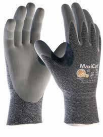 Snijbestendig Ultralichte gebreide handschoen met coating op basis van Snijweerstand niveau 3 volgens EN388.