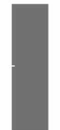 Feuille de porte 1 Helder / Clair 201,5 cm 211,5 cm Grijs