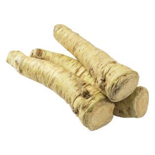 Oogsten kan vanaf het loof is afgestorven. De wortels zijn zo dik als een vinger en worden klaargemaakt zoals pastinaak.