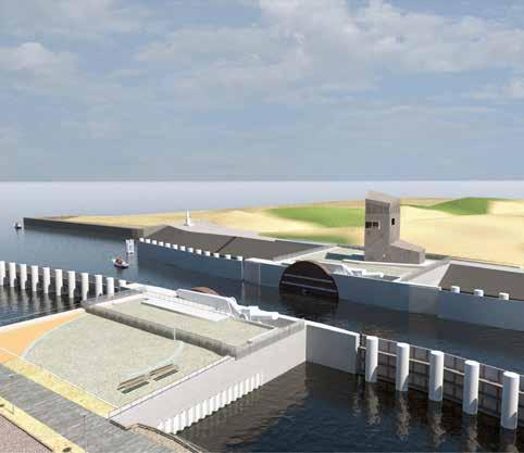 5 Kustveiligheid goed. Om Nieuwpoort en omgeving te beschermen stelt het Masterplan de noodzaak voor de bouw van een stormvloedkering op de monding van de IJzer voorop.