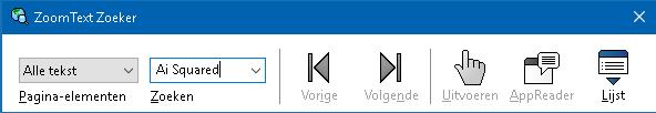 Pagina Zoeker werkbalk. Om de Pagina Zoeker te gebruiken 1. Als de Zoeker in de Lijst Zoek- mode staat, klik op de Lijst-knopen schakel naar de Pagina Zoek-mode. 2.