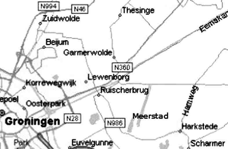 Walfriedgemeenschap Lewenborg - Beijum - De Hunze - Van Starkenborg - Zilvermeer - Drielanden - Noorddijk - Ruischerbrug - Engelbert - Middelbert - Harkstede - Oosterhoogebrug - Ulgersmaborg -