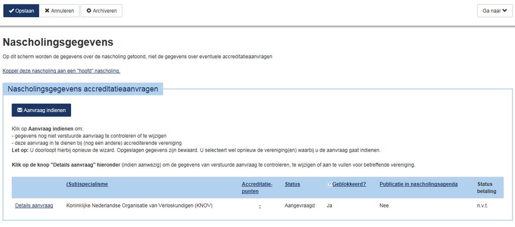 U kunt zo ook meerdere meldingen selecteren en tegelijkertijd archiveren. Let op: beantwoorden van meldingen kan niet vanuit dit Berichtenoverzicht.