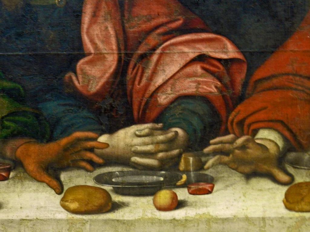 Een andere gewoonte was om alle discipelen, met uitzondering van Judas, te voorzien van een aureool.