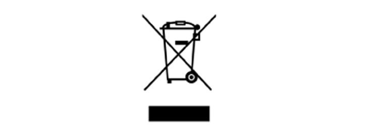 Waste Electronics and Electrical Equipment (WEEE) This product is labelled with this symbol in accordance with European Directive 2002/96/ EC to indicate that it must not be disposed of with your