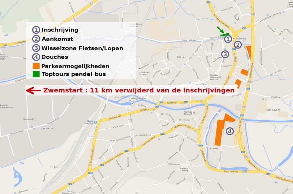 3. Onthaal - Dagsecretariaat - Parkeergelegenheid Op zaterdag 14 juli tussen 17 en 20 uur en op zondag 15 juli tussen 10u en 11u30 kan je je startnummer afhalen op het secretariaat in de Loods (naast