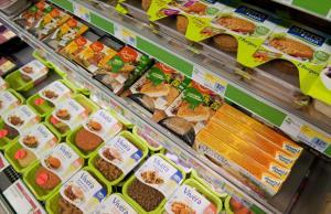 Figure 15. Het assortiment vegetarische producten is de afgelopen jaren flink uitgebreid. Kosten raffineren eiwit uit zeewier totale kosten per ton Raffinage 1.400,00 Zeewier 1.