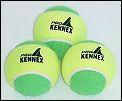 green ball (level 4) ITF approved Yellow Ball (level 5)