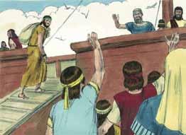 Kinderverhaal jona Op een dag roept God zijn profeet Jona: Sta op Jona, ga naar Ninive, de grote stad.
