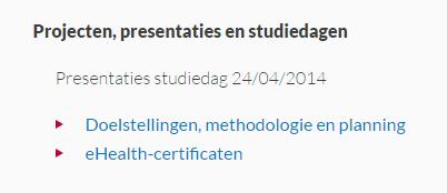 43/44 Voor elke studiedag omtrent UREG zullen de presentaties (meestal PowerPoint) ter beschikking gesteld worden.