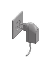 1b Zorg ervoor dat de lamp(en) AAN staan door de lamp aan te sluiten of de stekker in het stopcontact te steken.