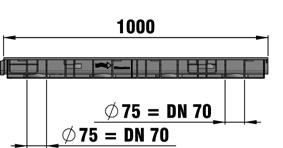 100 100 - gootelement Type 60 Type 60 De mazenrooster