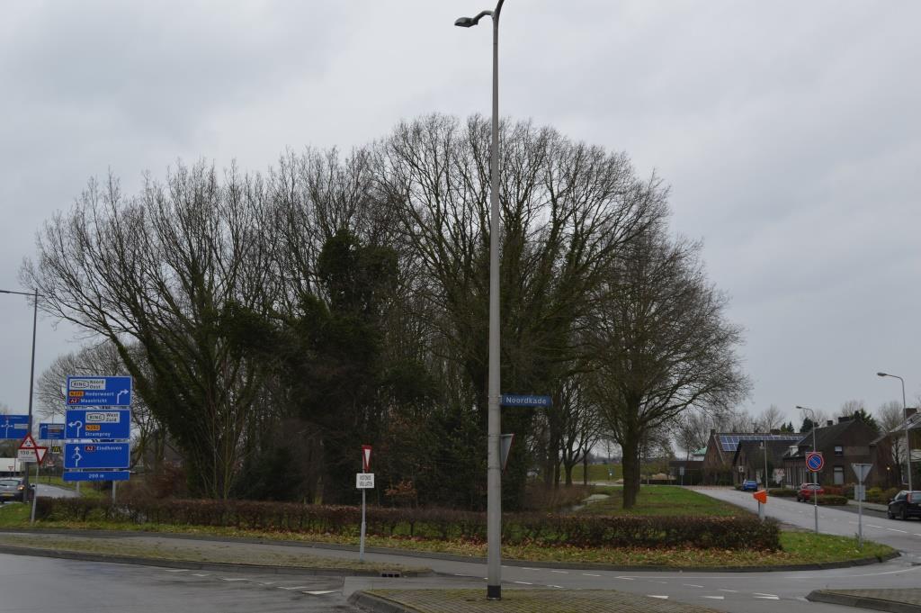 De Poort van Limburg en Ceres links op de foto bevinden zich op minimaal 250 meter, de kantoren rechts op minimaal 100 meter van de