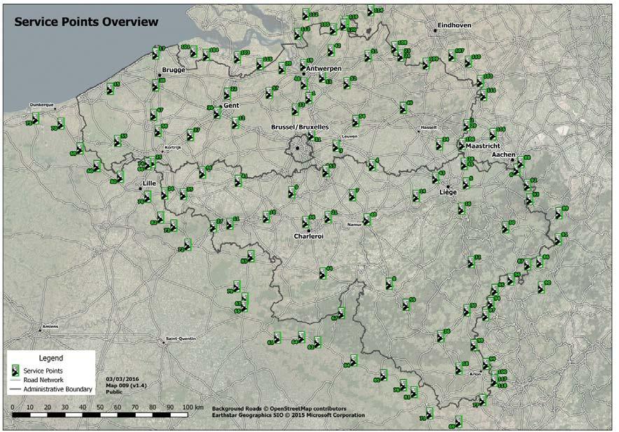 Introductie Handleiding Service Punt Deze handleiding geeft een overzicht van de belangrijkste acties die u kan verrichten aan een Satellic Service Punt.