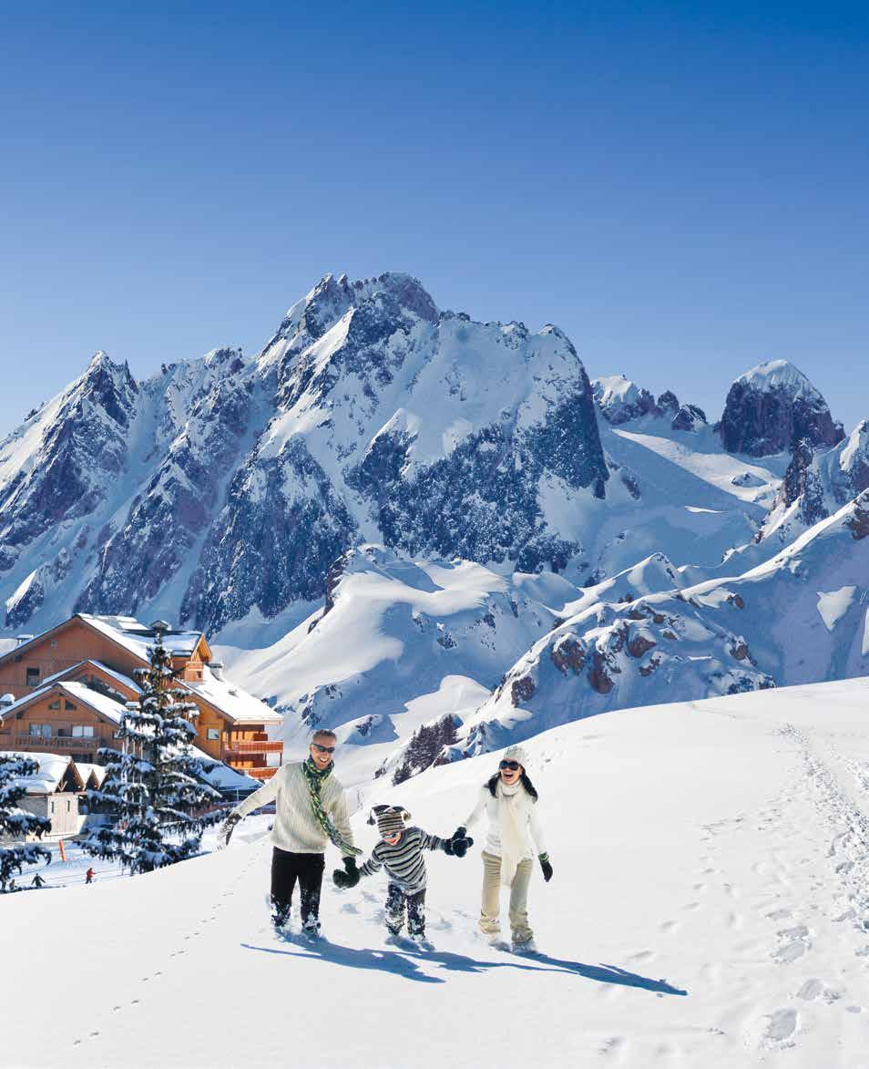 Bergen van geluk Van de besneeuwde bergtoppen van de Mont Blanc in de Franse Alpen tot de perfecte poedersneeuw van Hokkaido in Japan, wij zorgen overal voor, zodat u volledig kunt opgaan in uw