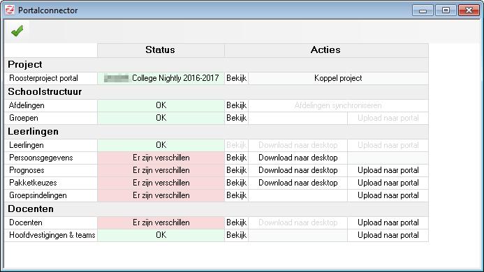 gaat u rechtstreeks naar het U sluit het venster af met het groene vinkje om de gegevens op te slaan. Leerlingen synchroniseren (oud) DESKTOP 3.09.