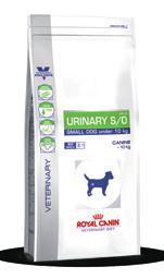 URINARY S/O DIET SMALL DOG Bij de behandeling van blaasstenen of blaasgruis zal uw