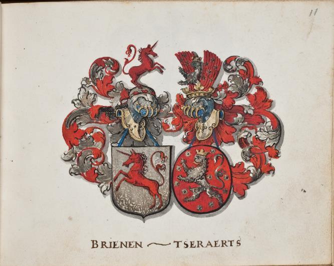 P31 fol 11r Henricus Brineo van Sinderen en Agnes Tseraerts. Hendrik van Brienen, 1598 beleend met Sinderen, tr.