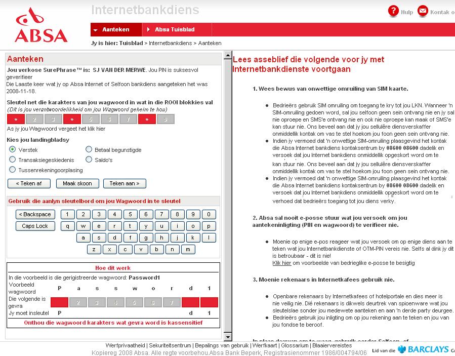 Elektroniese Bankstate 3.