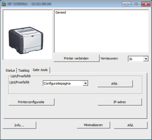 Instellingen configureren met Smart Organizing Monitor 1. Installeer en start de Smart Organizing Monitor. Voor meer informatie over de Windows-procedure, zie de Installatiehandleiding.