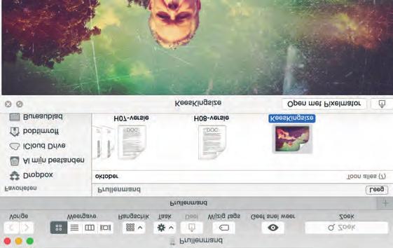 Tips voor Mac OS X Yosemite een link, wordt de bijbehorende webpagina geopend in Safari.
