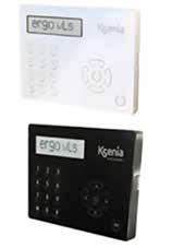 KSENIA Detectori Wireless POLI RF Magnet de neodium gumat, disponibil în culorile alb (KSI5CLR-MG.00W) și maro (KSI5CLR-MG.00N). KSI5002000.