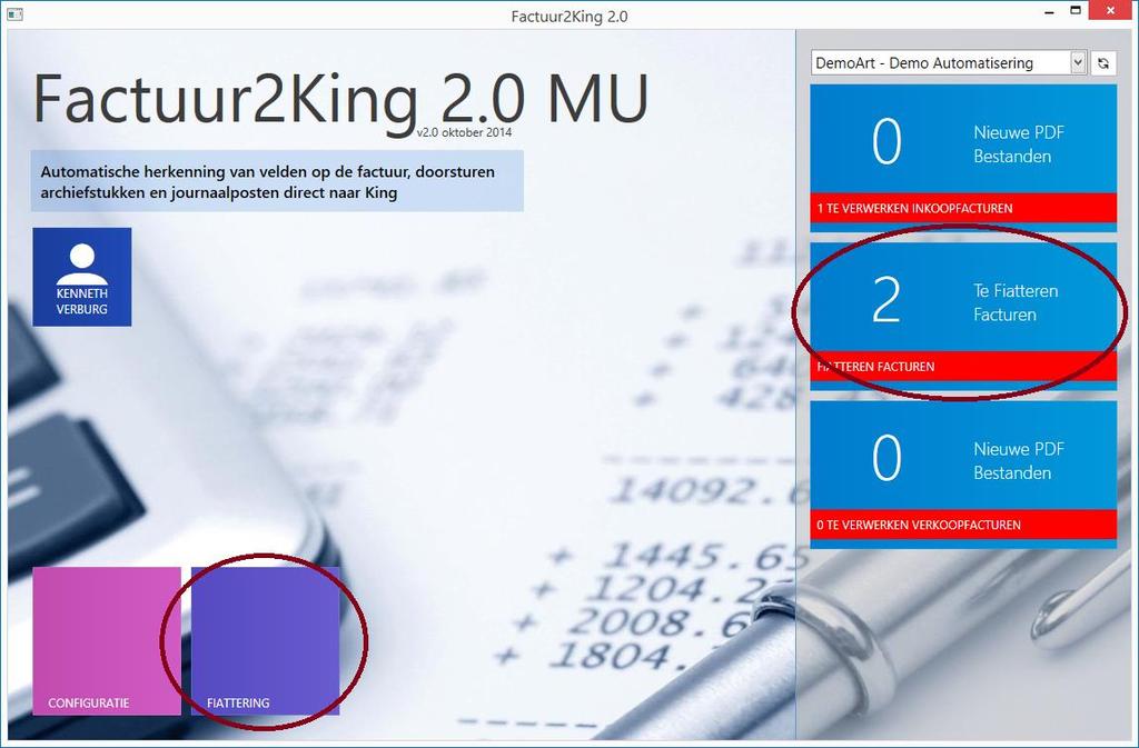 Standaard heft Factuur2King (via de King webservice) de betaal blokkade in King op als de factuur is goedgekeurd.