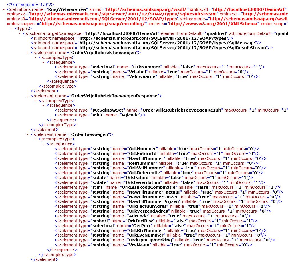 P a g i n a 97 3. CONTROLEER DAT DE WEBSERVICE BEREIKBAAR IS Nu kunt u in uw webbrowser (bijvoorbeeld Internet Explorer, Google Chrome, Firefox, etc.