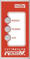 De intrinsiekveilige kalibratie-eenheid kan ook worden gebruikt om het adres te wijzigen van een ULTIMA X³