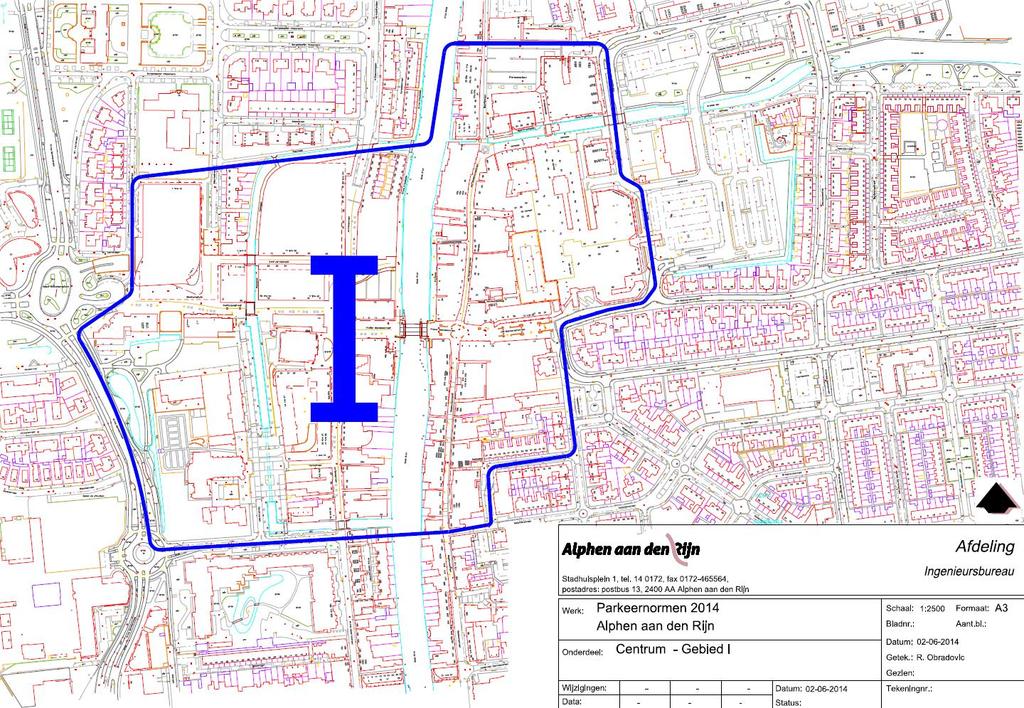 Fig. 1b. stad Alphen aan de Rijn: centrum (I) Fig. 2.